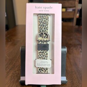 NWT Kate Spade silicone band. 20mm-Apple and Samsung Galaxy Watches. Leopard